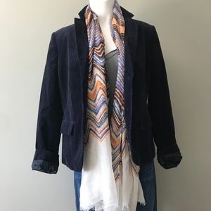 Brooks Brothers Navy Corduroy Blazer